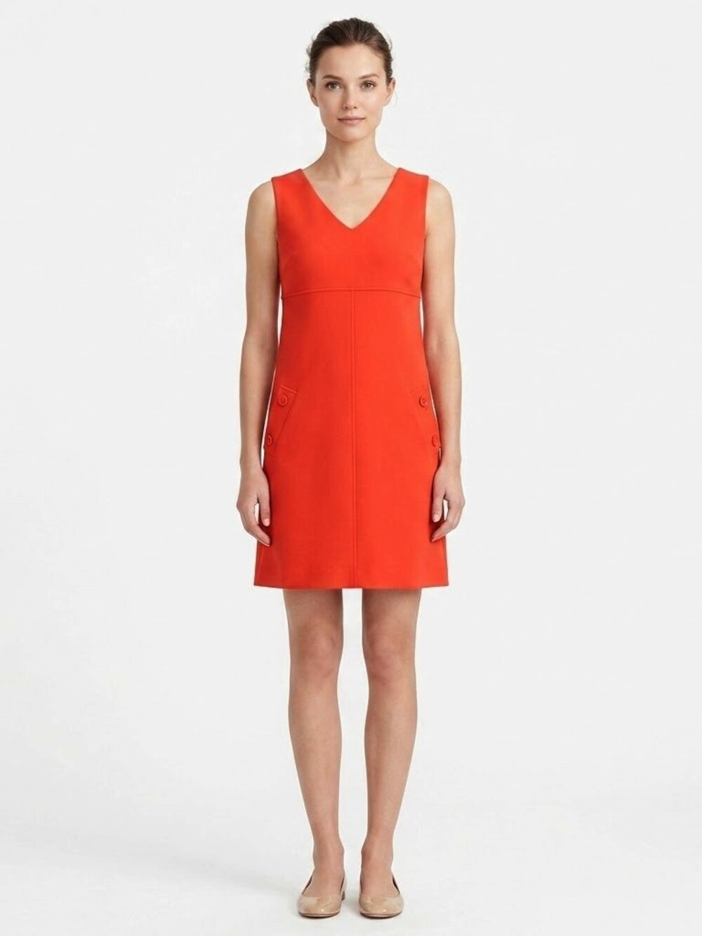 Joe Fresh Empire Waist Ponte Knit Jumper Style Dress- Sz. XS